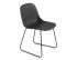 Fiber Chair Blk Sled