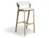 Bar Merano Natural New Oak Barstool White Pad