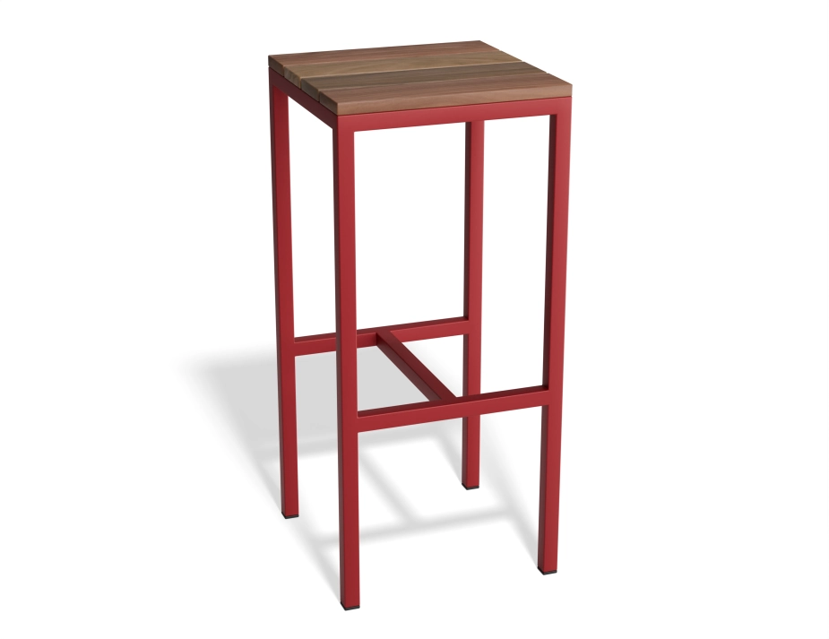 P 4 Kyenne Outdoorhighbarstool Flamered