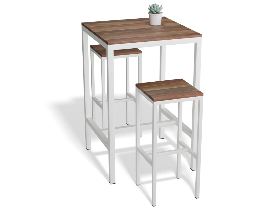 P 7 Kyenne Outdoorhighbartable Classicpearlwhite Decorated