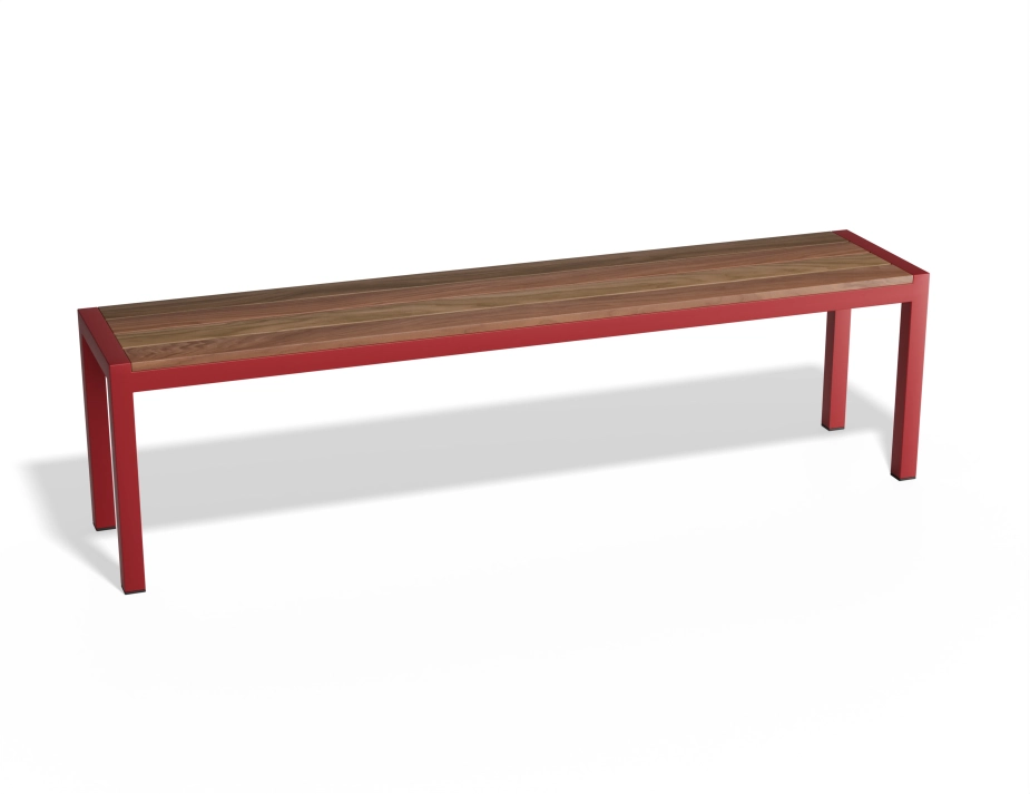 P 4 Moonah Outdoorbench Flamered