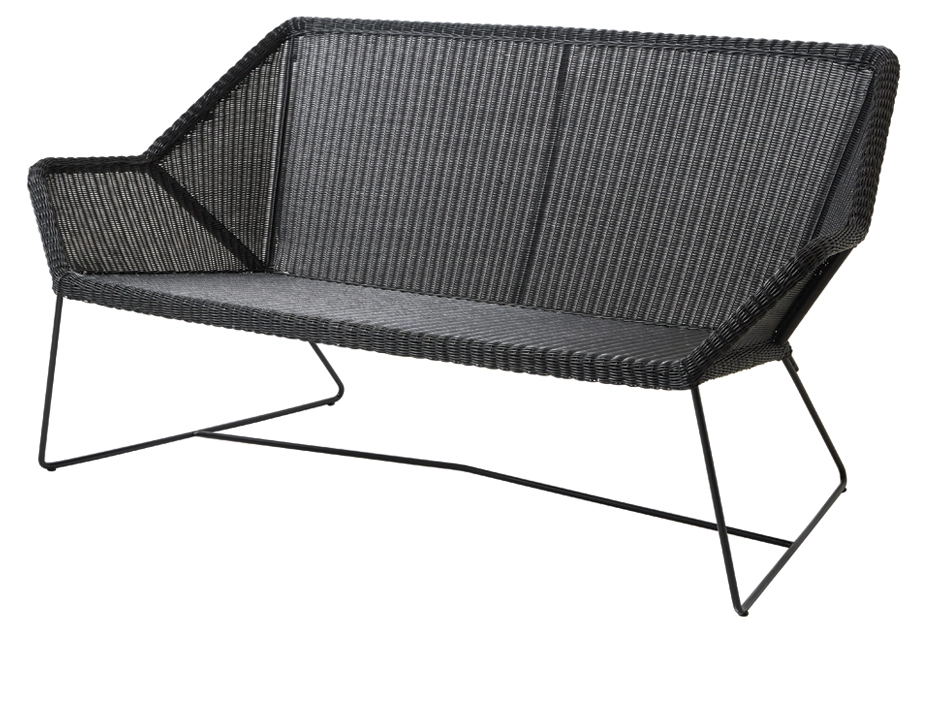 Breeze Range 2seatsofa Black