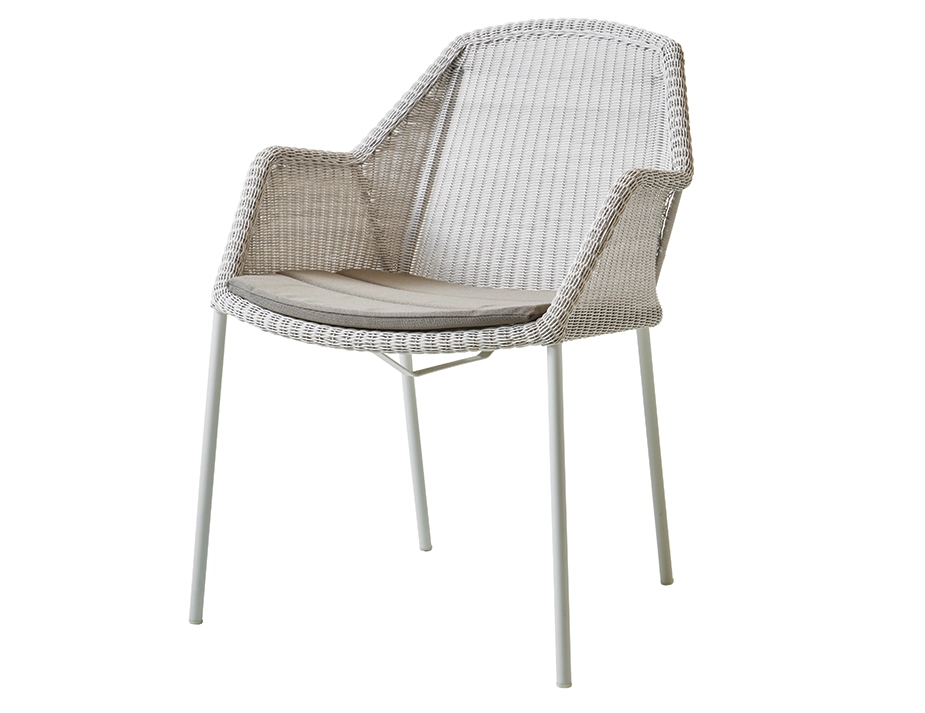 Breeze Outdoor 0016 Breeze Chair White Grey Taupe Y