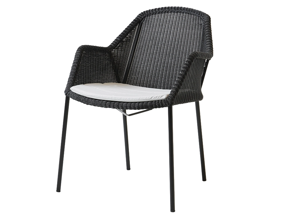 Breeze Outdoor 0023 Breeze Chair Black White YSN