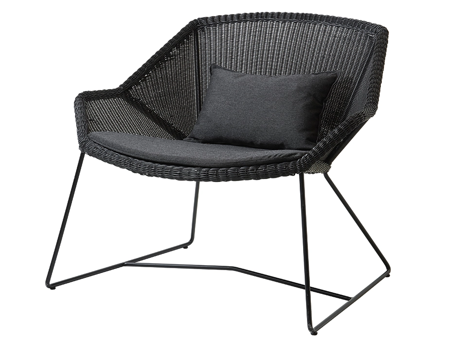 Breeze Outdoor 0053 Breeze Lounge Chair Black Black YSN