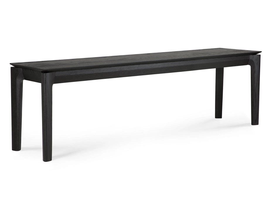 0 Bok Bench Oak Black 166cm