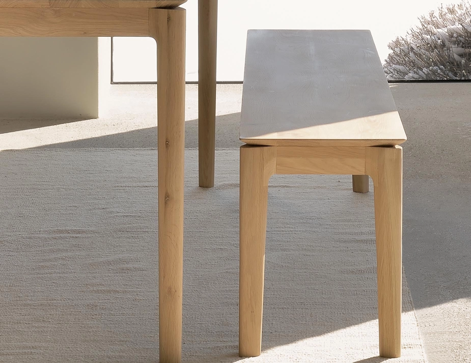 Bok Bench Oak Natural 186cm