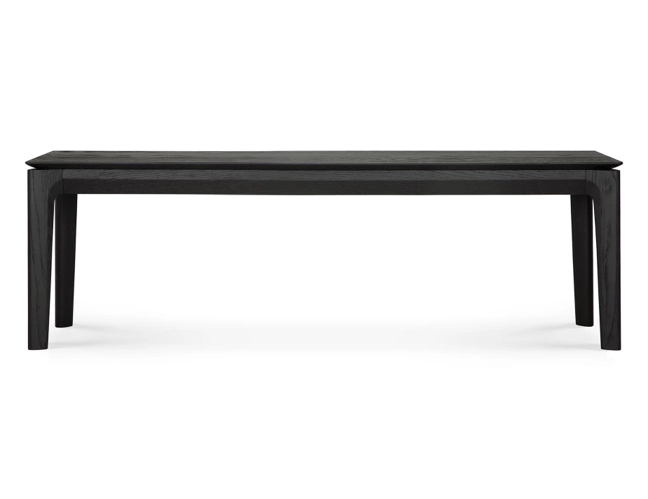 Bok Bench Oak Black 146cm