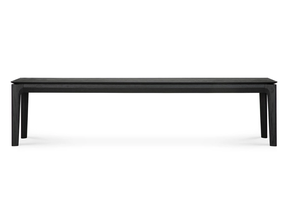 Bok Bench Oak Black 186cm
