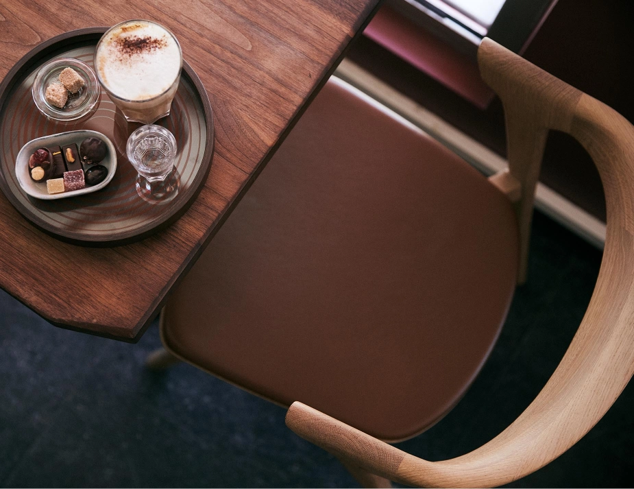 Bok Dining Chair Oak Cognac