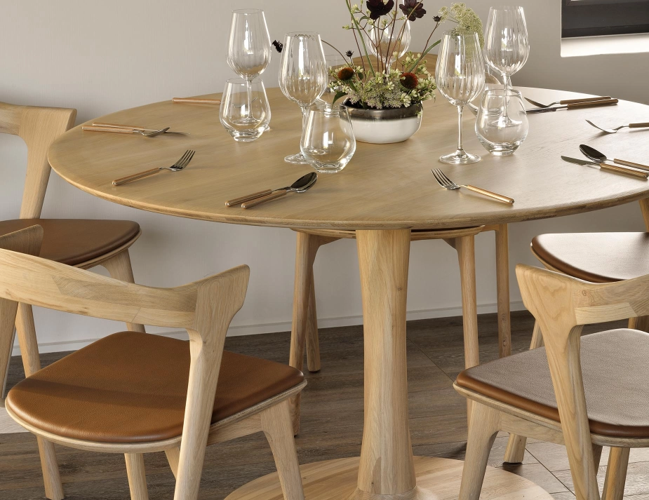 Bok Dining Chair Oak Cognac