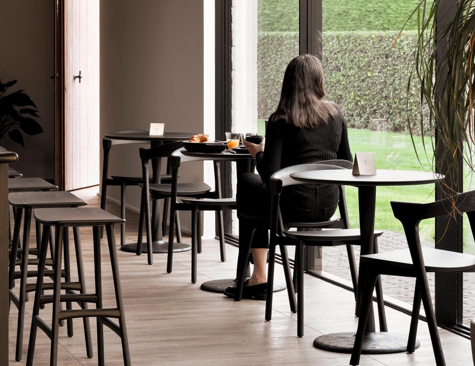 Ethnicraft Bok Dining Chair Oak Black
