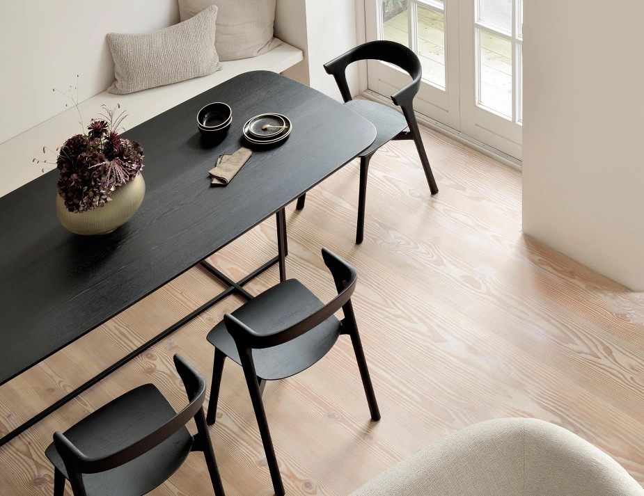 Ethnicraft Bok Dining Chair Oak Black