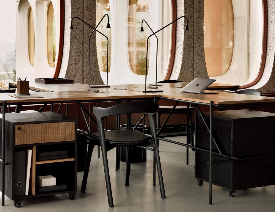 Ethnicraft Bok Dining Chair Oak Black Black