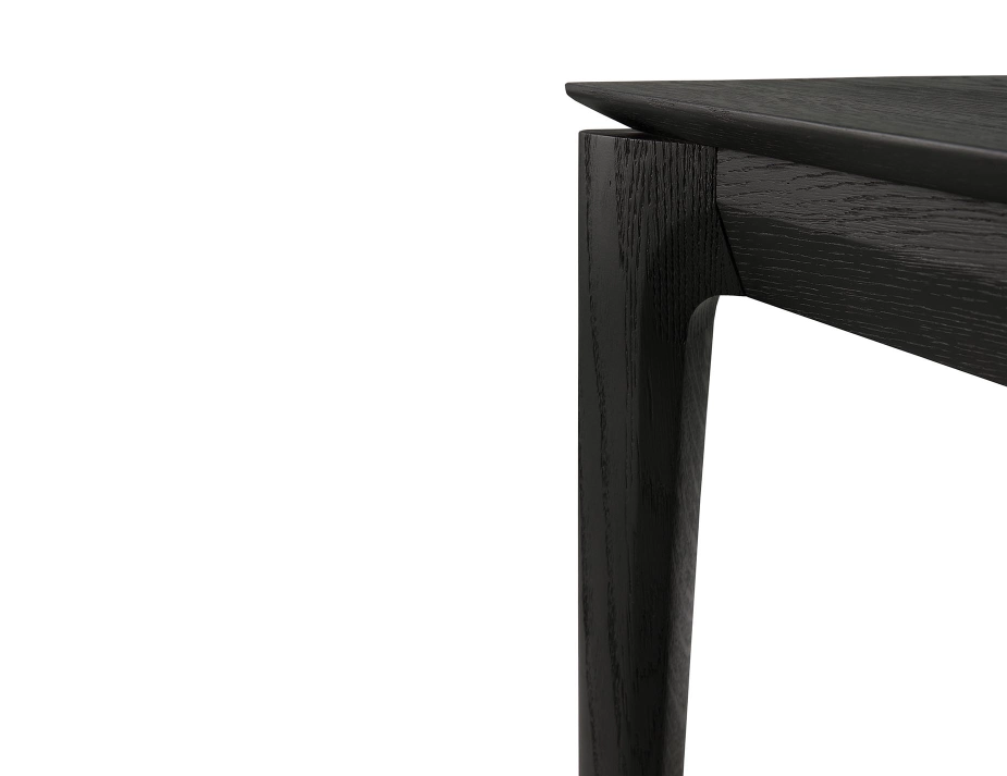 Ethnicraft Bok Dining Table Oak Black Detail