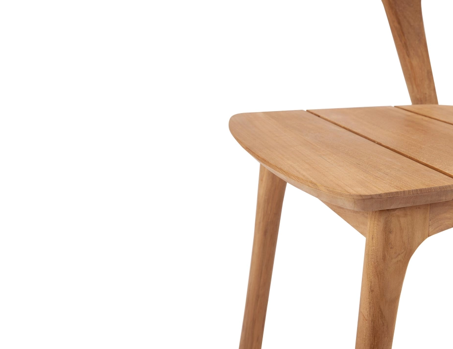 Ethnicraft Bok Outdoor Dining Chair Oak Natural
