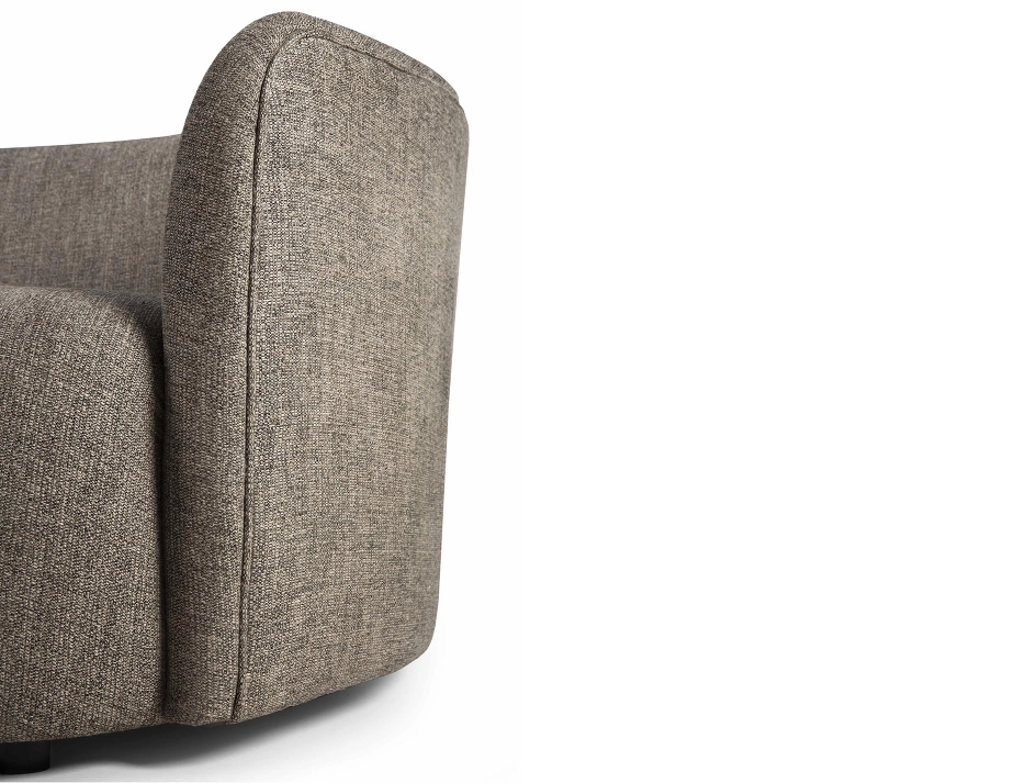 Ethnicraft Ellipse 3 Seater Sofa Ash