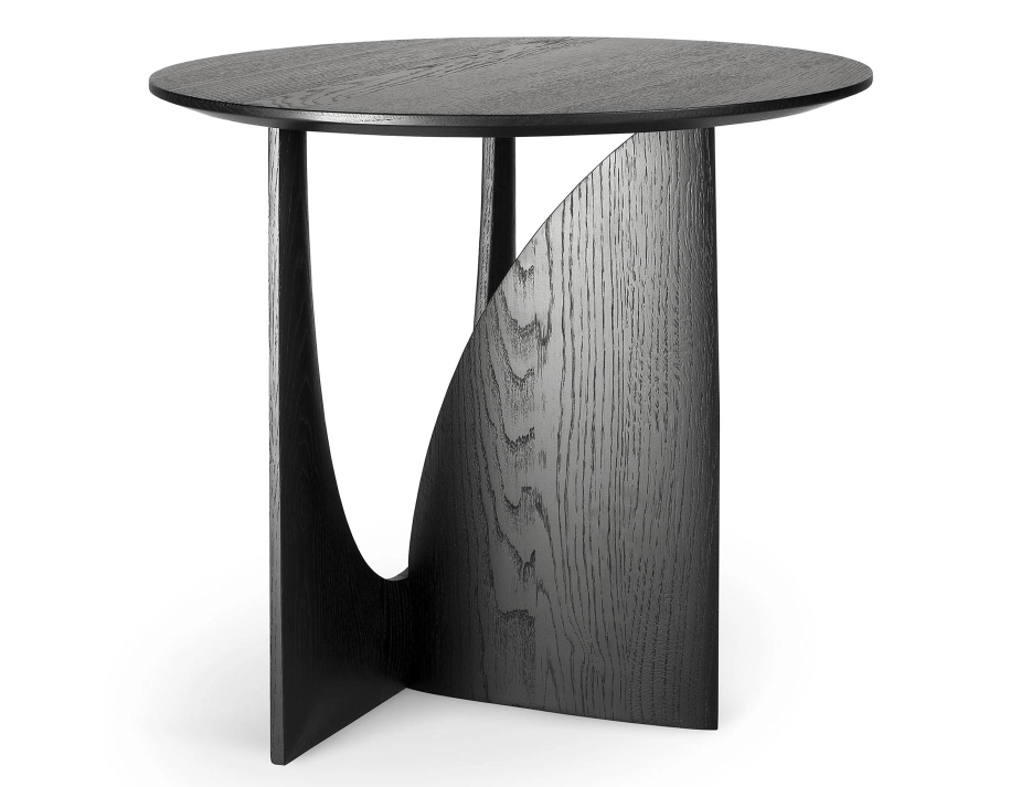 Ethnicraft Geometric Side Table Oak Black