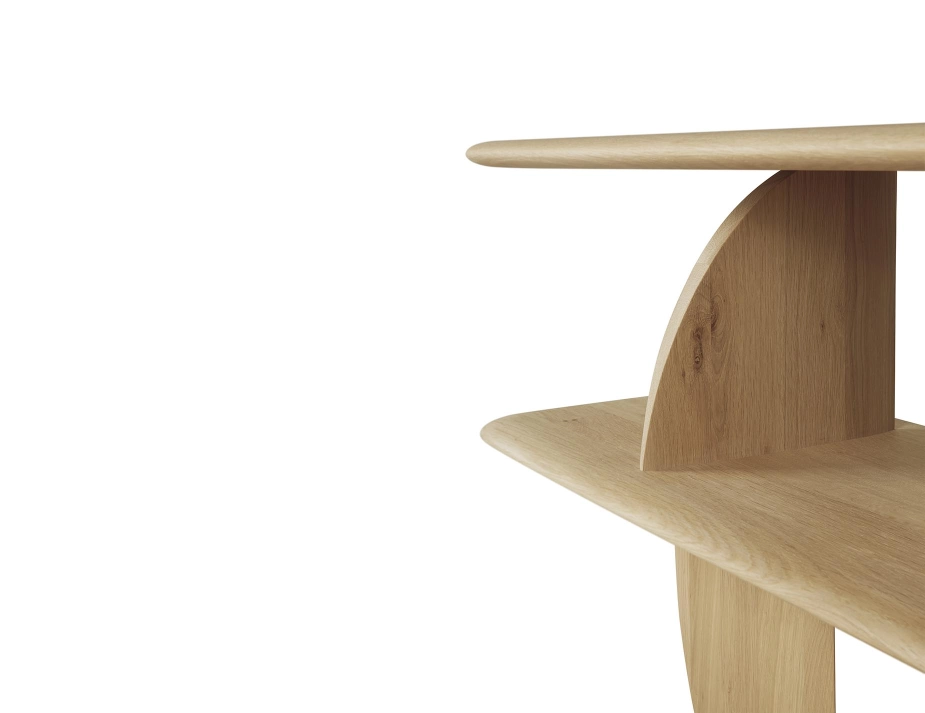 Ethnicraft Geometric Sofa Console Oak Natural 210cm