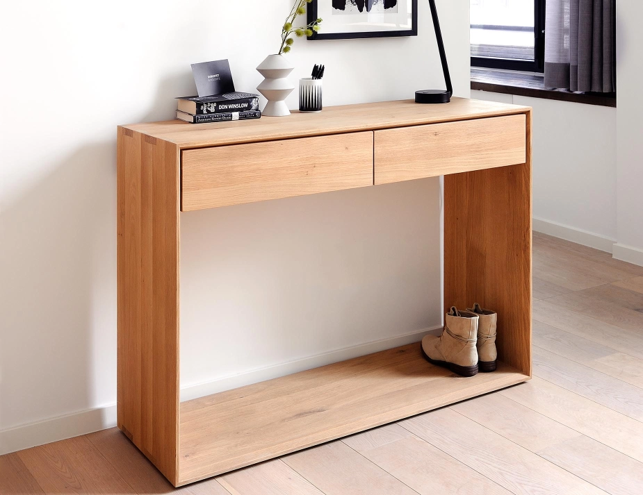 Ethnicraft Nordic Console Oak Natural 160cm