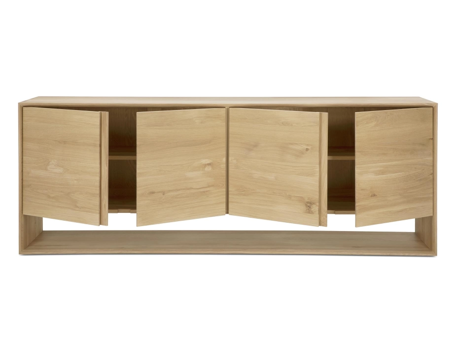 Ethnicraft Nordic Sideboard Oak Natural 4 Door