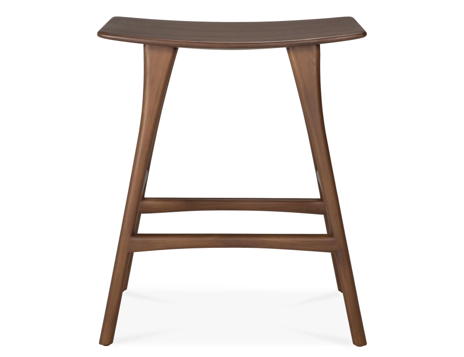 Ethnicraft Osso Counter Stool Teak Brown