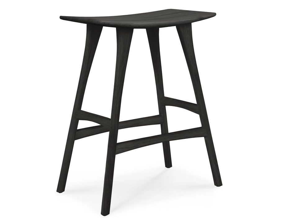 Ethnicraft Osso Counter Stool Oak Black