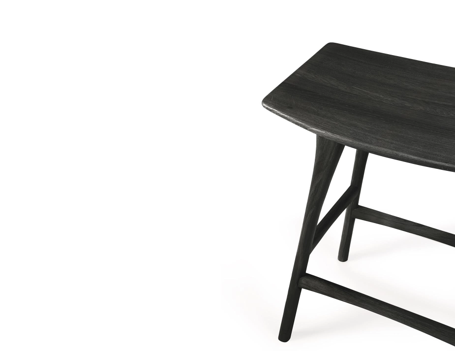 Ethnicraft Osso Counter Stool Oak Black