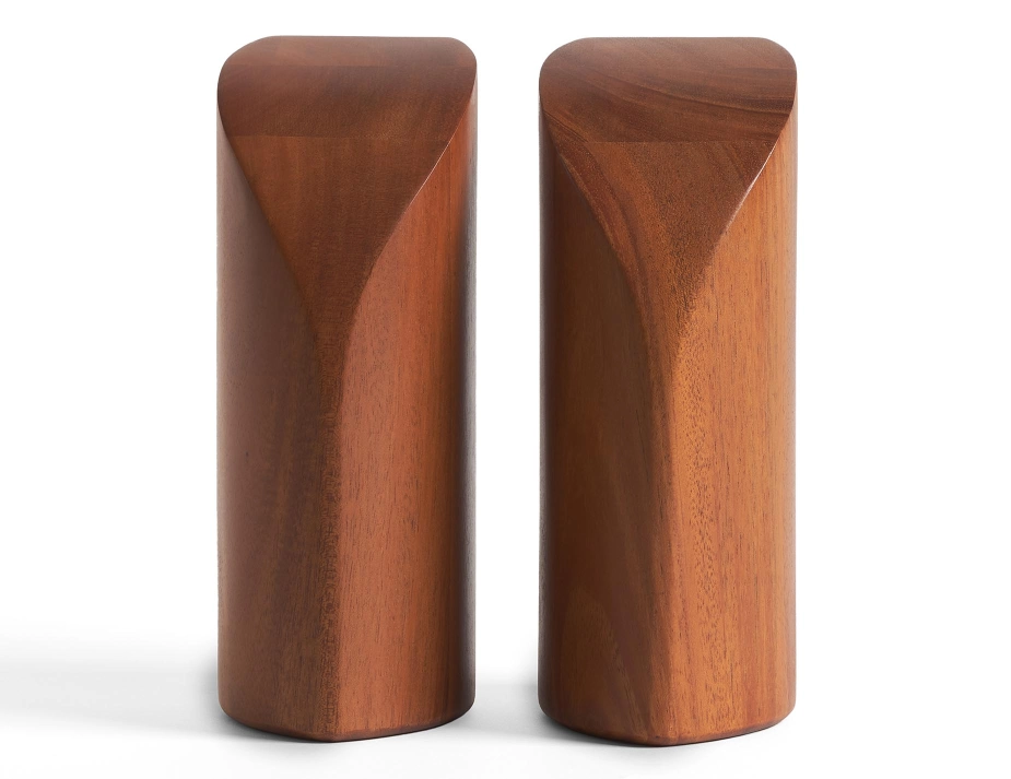 Ethnicraft Pi Bookends Mahogany Natural