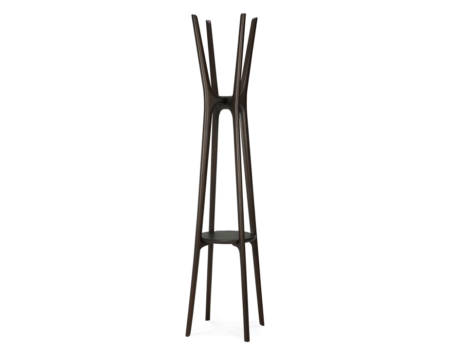 Ethnicraft Coat Stand Mahogany Dark Brown