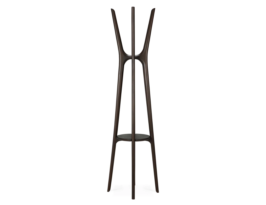 Ethnicraft Coat Stand Mahogany Dark Brown