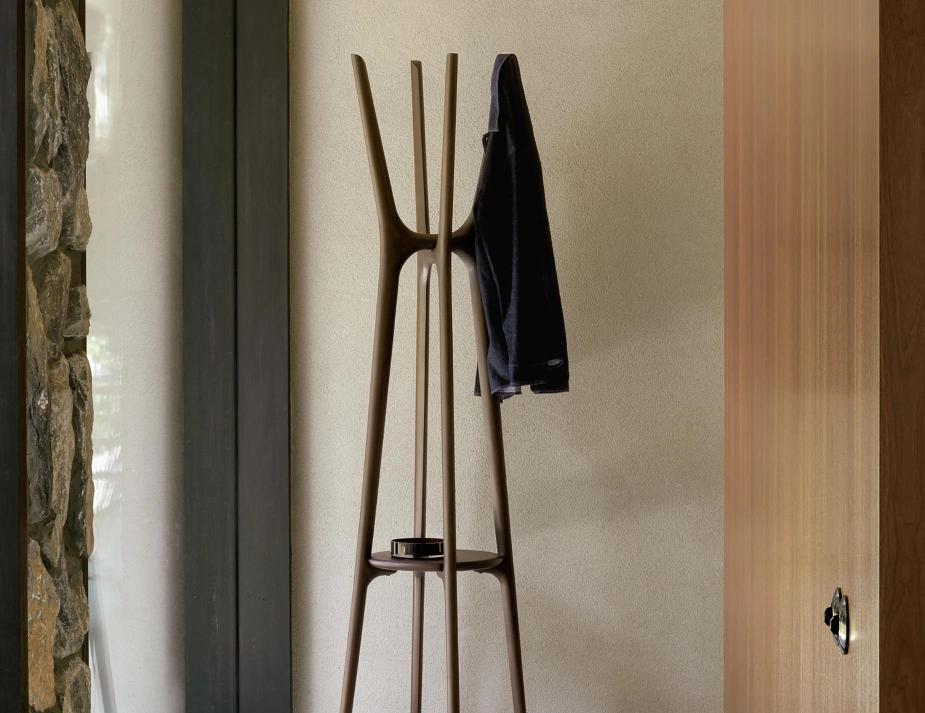 Ethnicraft Coat Stand Mahogany Dark Brown