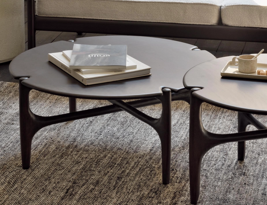 Ethniicraft Pi Coffee Table Mahogany 80cm