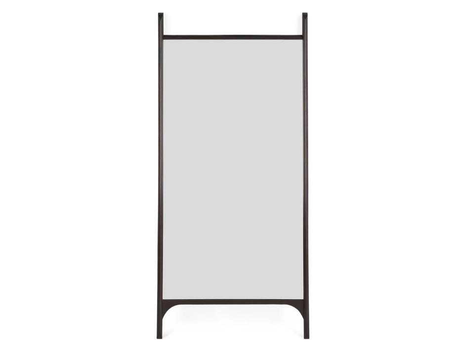 Ethnicraft Pi Floor Mirror Mahogany Dark Brown