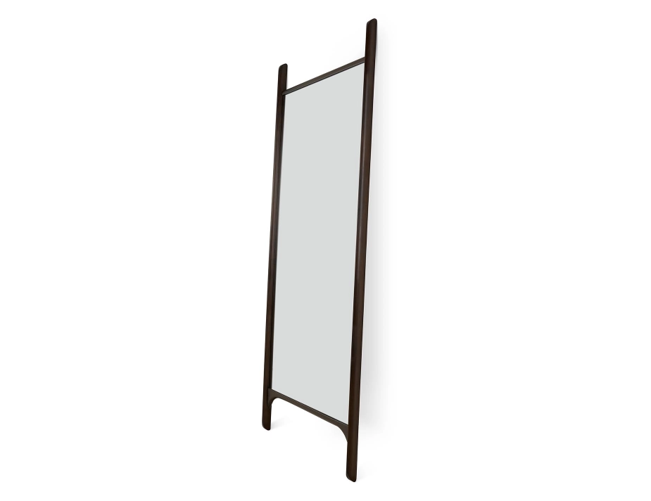 Ethnicraft Pi Floor Mirror Mahogany Dark Brown