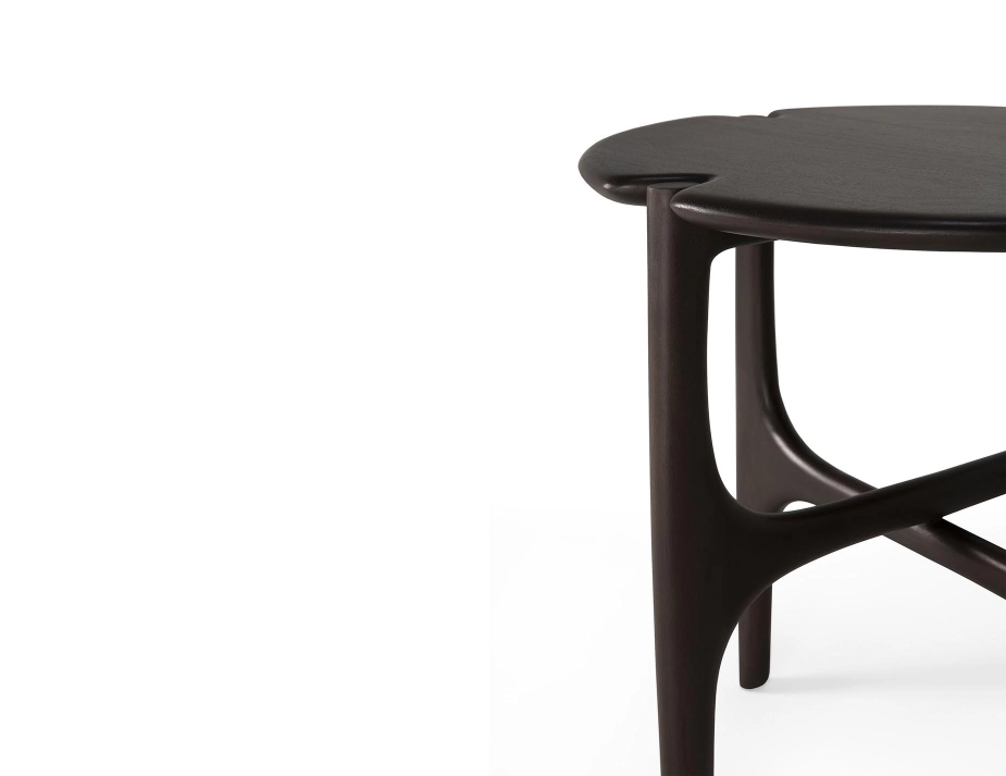 Ethnicraft Pi Side Table Mahogany Dark Brown