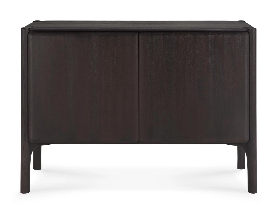 Ethnicraft Pi Sideboard Teak Dark Brown 2 Doors