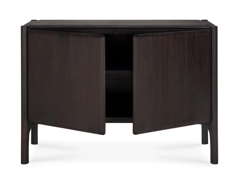 Ethnicraft Pi Sideboard Teak Dark Brown 2 Doors