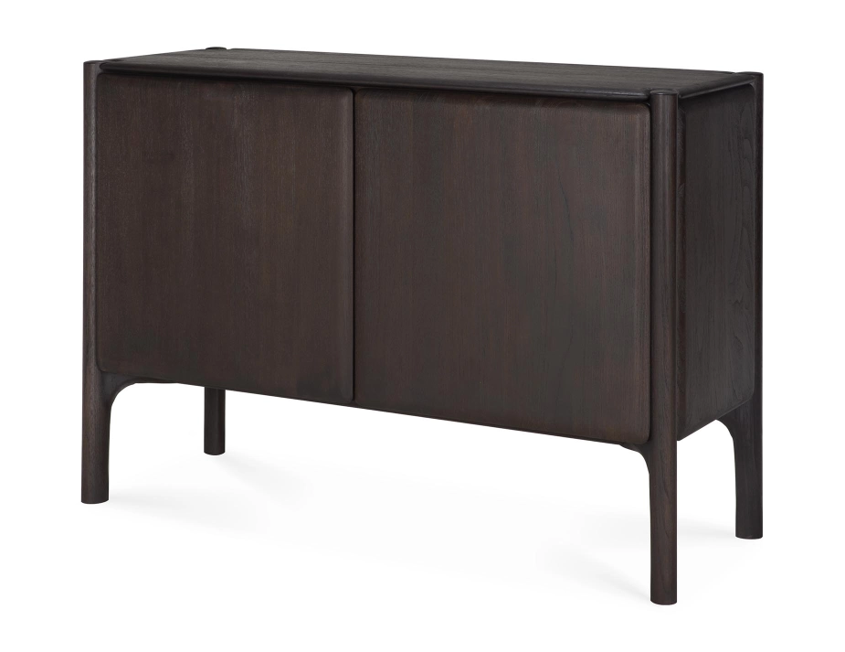 Ethnicraft Pi Sideboard Teak Dark Brown 2 Doors