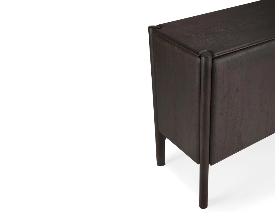 Ethnicraft Pi Sideboard Dark Brown Feature