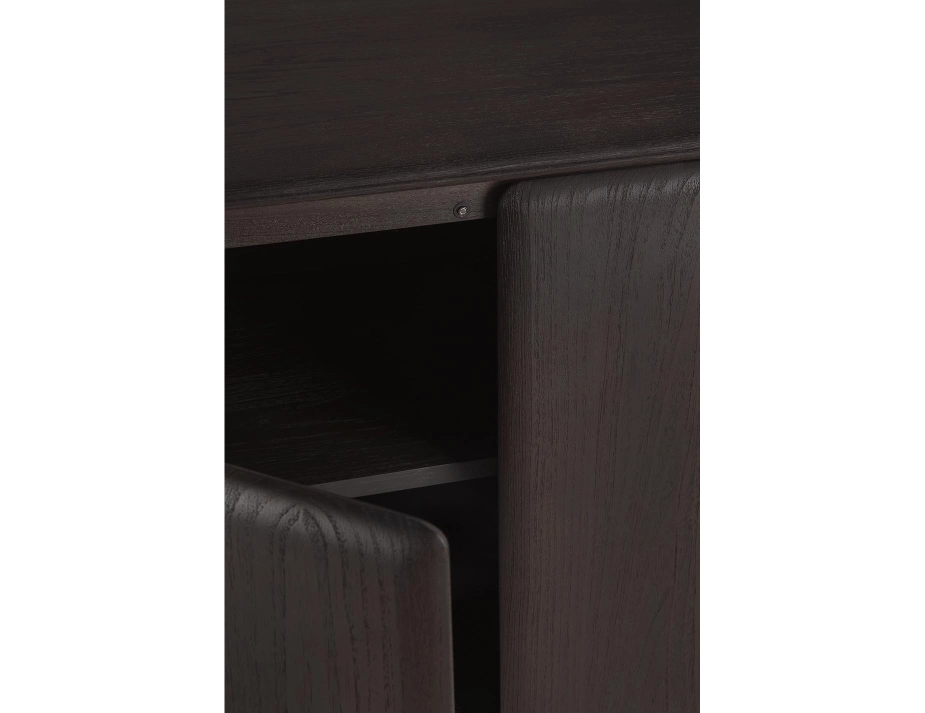 Ethnicraft Pi Sideboard Dark Brown Feature