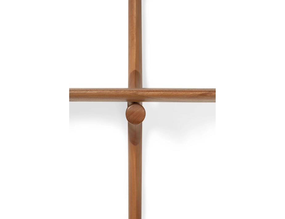 Ethnicraft Pi Wall Shelf Mahogany Natural Feature
