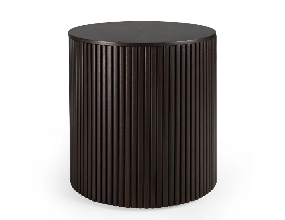 Ethnicraft Roller Max Side Table Mahoganhy Brown