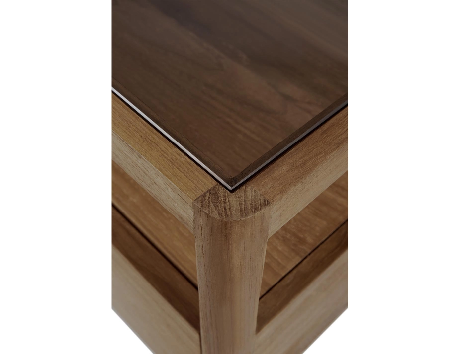 Ethnicraft Spindle Bedside Table Teak Natural