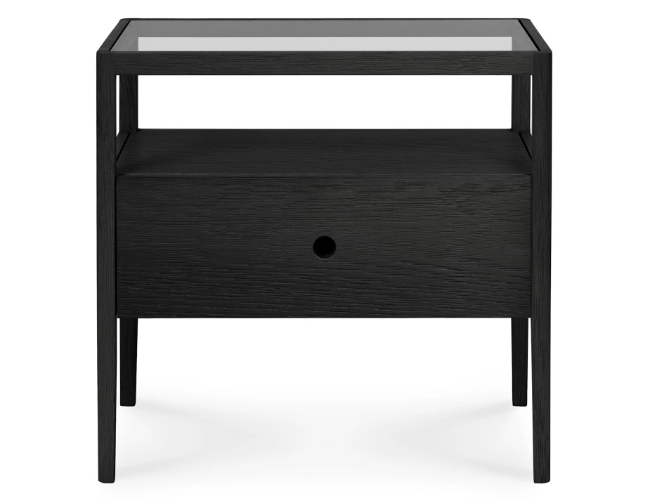 Ethnicraft Spindle Bedside Table Black