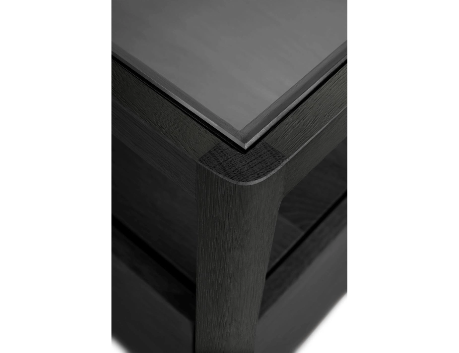 Ethnicraft Spindle Bedside Table Black