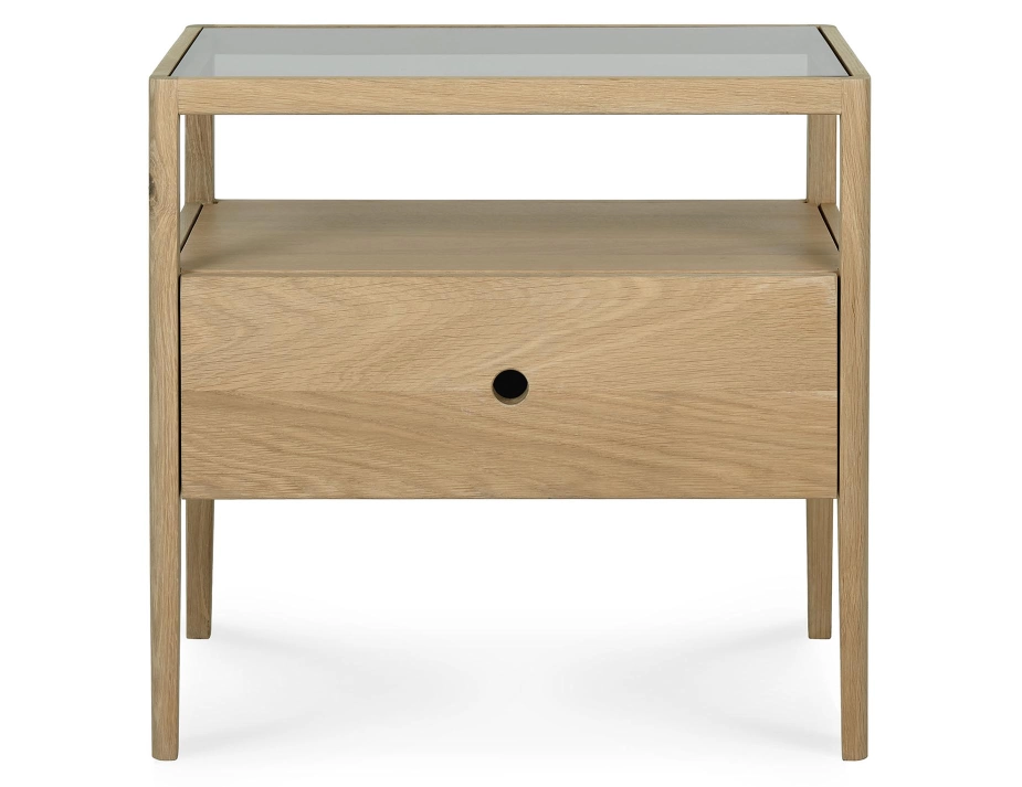 Ethnicraft Spindle Bedside Table Oak Natural