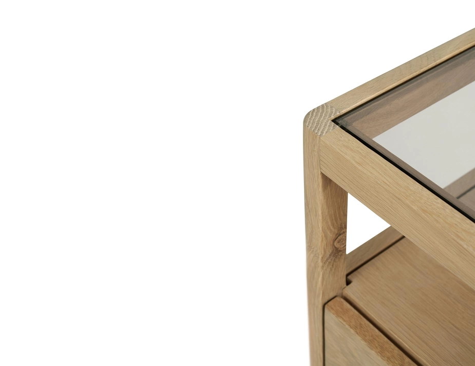 Ethnicraft Spindle Bedside Table Oak Natural