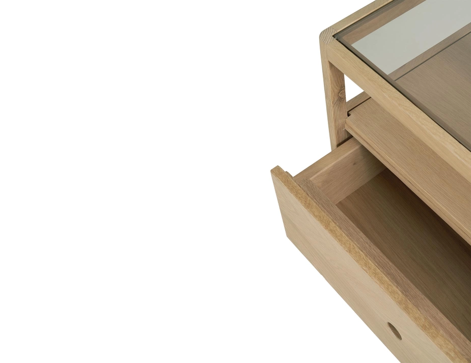 Ethnicraft Spindle Bedside Table Oak Natural
