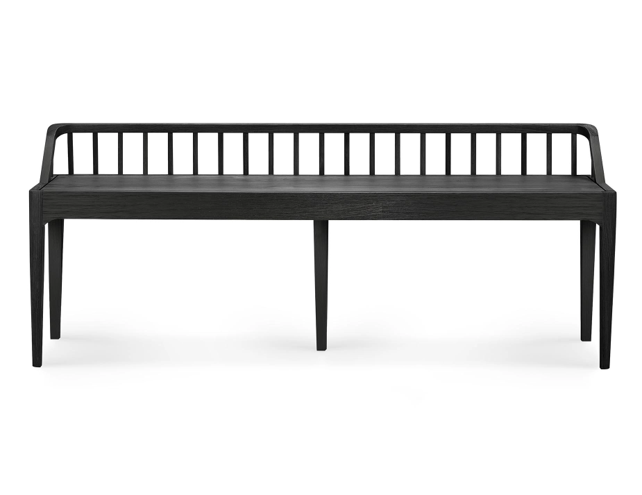Ethnicraft Spindle Bench Oak Black